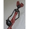 Grande statuette africaine "La porteuse d'eau 2 " | Madame Framboise