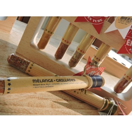 Epices en tubes - Mélange grillades | Madame Framboise Epices en tubes - Mélange grillades | Madame Framboise