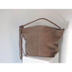 Taupe crust handbag | Madame Framboise