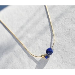 Collier bleu | Madame Framboise