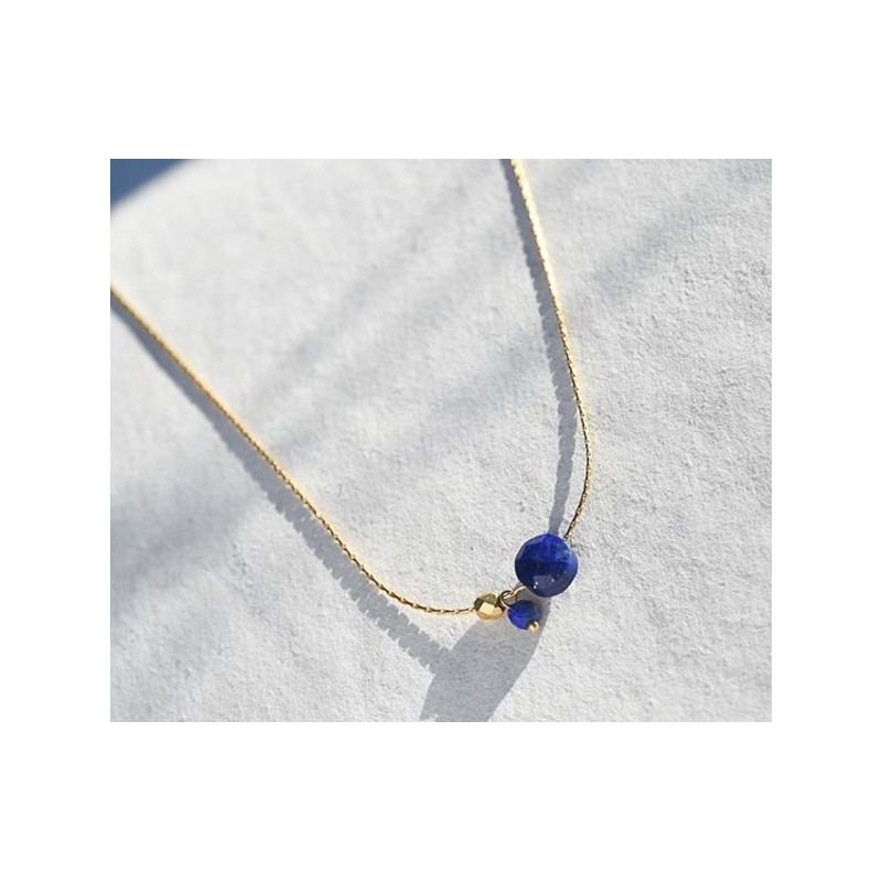 Collier bleu | Madame Framboise