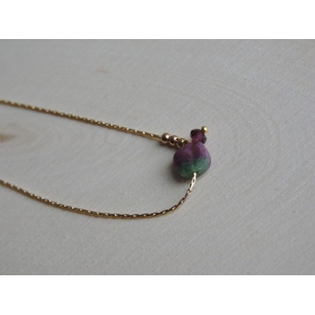 Collier rubis zoizite | Madame Framboise Collier rubis zoizite | Madame Framboise