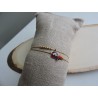 Bracelet chainette grenat | Madame Framboise
