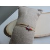 Chain garnet bracelet | Madame Framboise