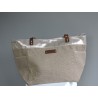 Large beige city bag - Luxanto | Madame Framboise
