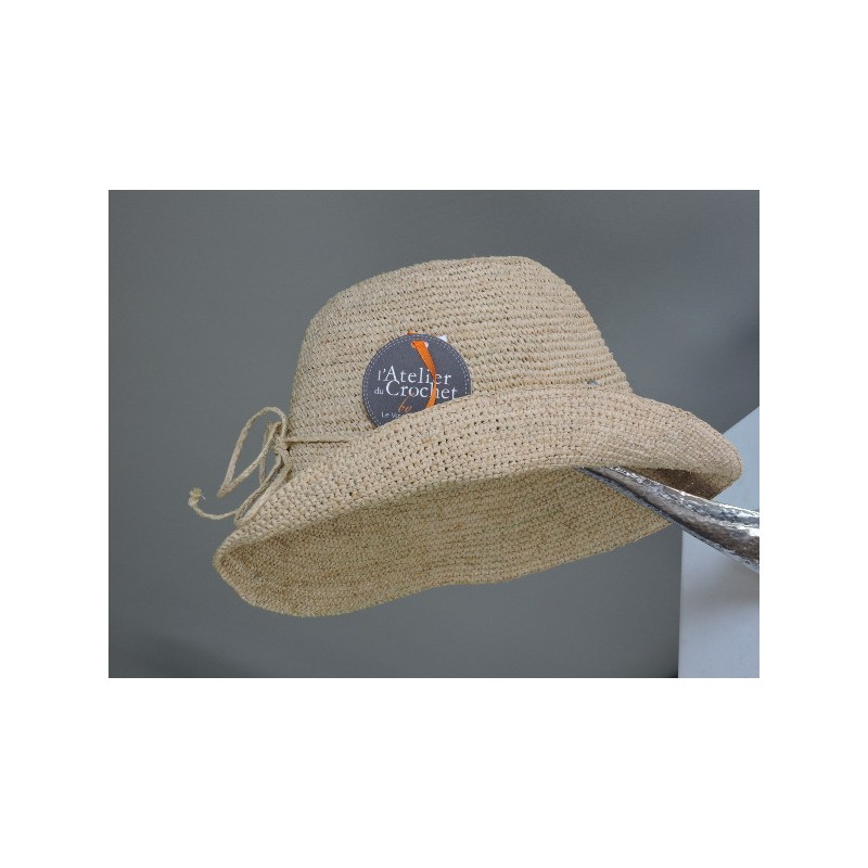 Raffia hat "Bob" | Madame Framboise