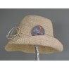 Chapeau de plage "Bob" beige | Madame Framboise