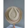 Beige raffia hat "Salino" | Madame Framboise