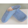 Babouches marocaines en daim bleu ciel | Madame Framboise