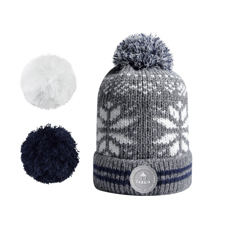 Cabaia beanie - Perroquet Grey | Madame Framboise