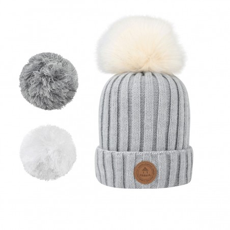 Cabaia beanie -  Kir Royal Light Grey | Madame Framboise