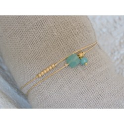 Bracelet amazonite | Madame Framboise