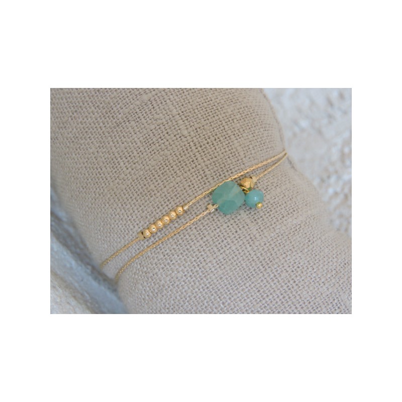 Bracelet amazonite | Madame Framboise