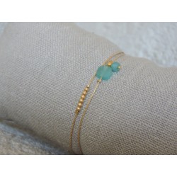 Bracelet amazonite | Madame Framboise