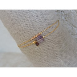 Bracelet améthyste | Madame Framboise