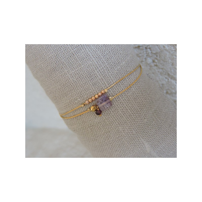 Bracelet améthyste | Madame Framboise