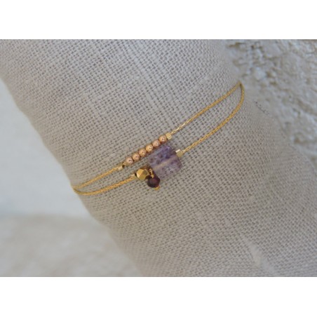 Bracelet améthyste | Madame Framboise Bracelet améthyste | Madame Framboise