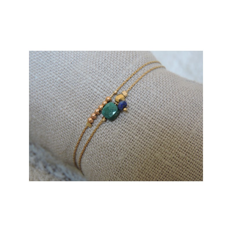 Bracelet chrysocolle | Madame Framboise