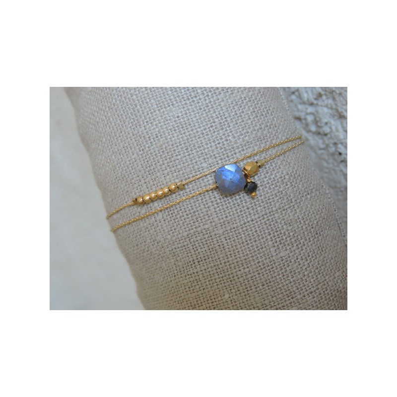 Bracelet labradorite | Madame Framboise