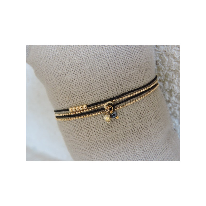 Bracelet Onyx | Madame Framboise