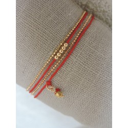 Bracelet Verre rouge | Madame Framboise
