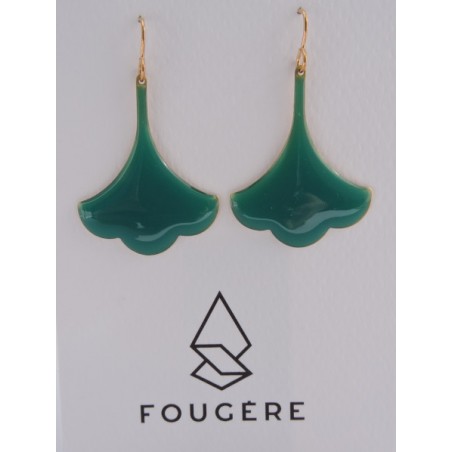 Boucles d'oreilles bleu canard - 03 | Madame Framboise Boucles d'oreilles bleu canard - 03 | Madame Framboise