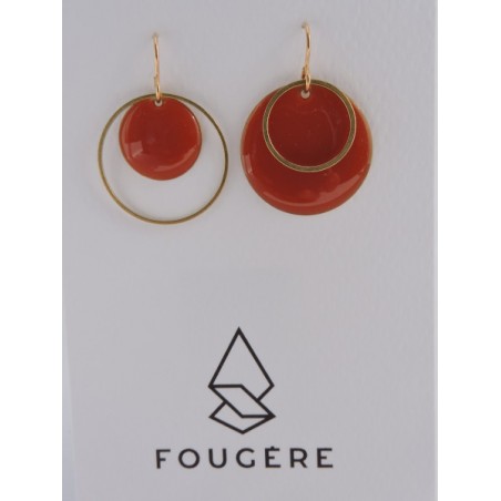 Boucles d'oreilles orange - 03 | Madame Framboise Boucles d'oreilles orange - 03 | Madame Framboise