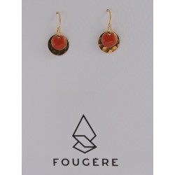 Boucles d'oreilles orange - 04 | Madame Framboise