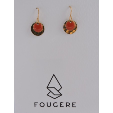 Boucles d'oreilles orange - 04 | Madame Framboise Boucles d'oreilles orange - 04 | Madame Framboise