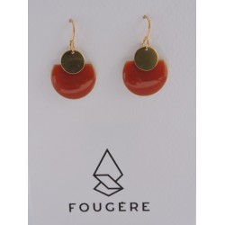 Boucles d'oreilles orange - 05 | Madame Framboise