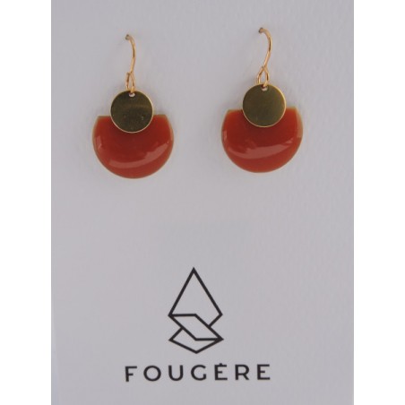 Boucles d'oreilles orange - 05 | Madame Framboise Boucles d'oreilles orange - 05 | Madame Framboise
