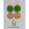 Boucles d'oreilles vertes - 01 | Madame Framboise