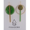 Boucles d'oreilles vertes - 04 | Madame Framboise