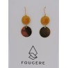 Boucles d'oreilles ocre - 02 | Madame Framboise
