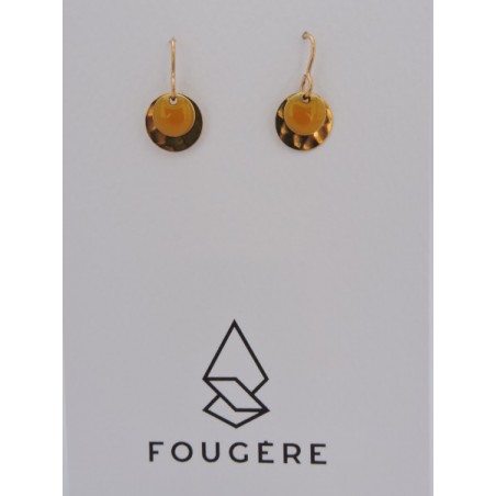 Boucles d'oreilles ocre - 05 | Madame Framboise Boucles d'oreilles ocre - 05 | Madame Framboise
