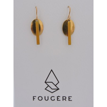 Boucles d'oreilles ocre - 06 | Madame Framboise Boucles d'oreilles ocre - 06 | Madame Framboise