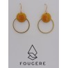 Boucles d'oreilles ocre - 07 | Madame Framboise