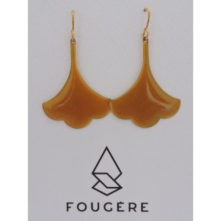 Boucles d'oreilles ocre - 08 | Madame Framboise Boucles d'oreilles ocre - 08 | Madame Framboise