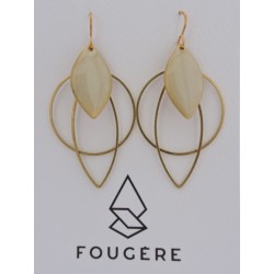 Boucles d'oreilles nacre - 02 | Madame Framboise