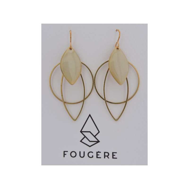 Boucles d'oreilles nacre - 02 | Madame Framboise