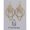 Boucles d'oreilles nacre - 02 | Madame Framboise