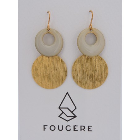 Boucles d'oreilles nacre - 04 | Madame Framboise Boucles d'oreilles nacre - 04 | Madame Framboise
