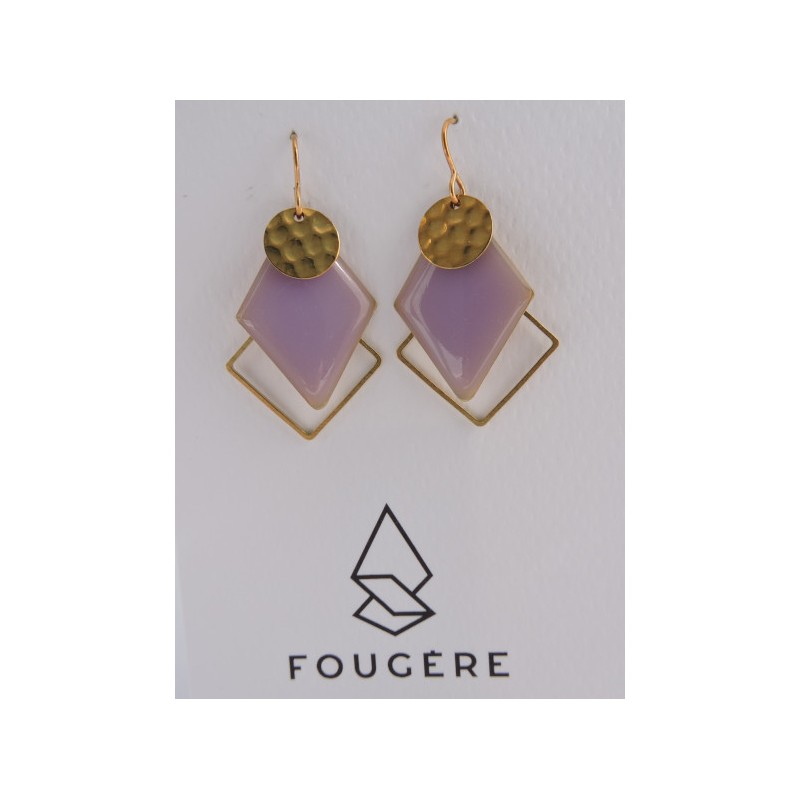 Boucles d'oreilles rose - 01 | Madame Framboise