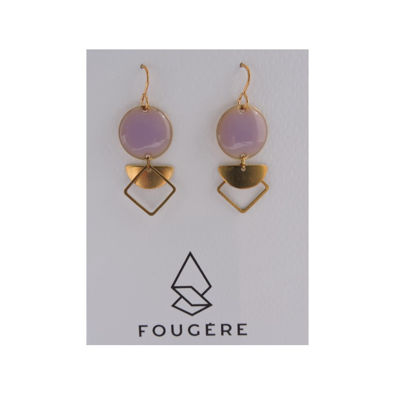 Boucles d'oreilles rose - 03 | Madame Framboise