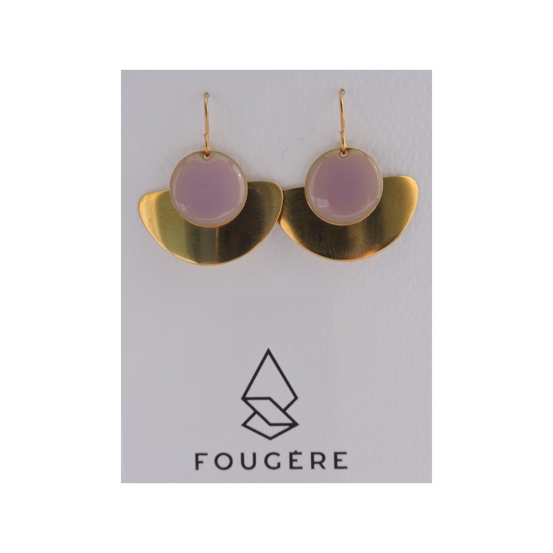 Boucles d'oreilles rose - 05 | Madame Framboise
