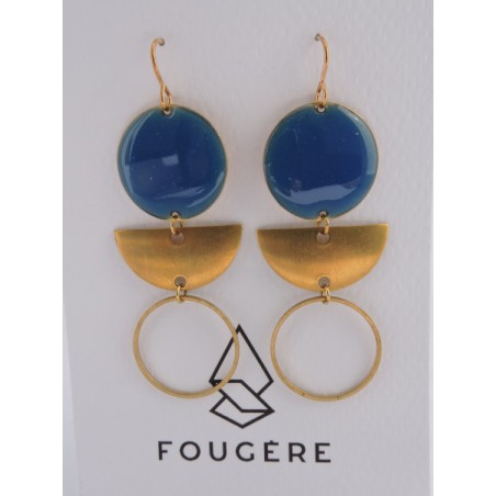 Boucles d'oreilles bleu - 01 | Madame Framboise Boucles d'oreilles bleu - 01 | Madame Framboise