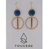 Boucles d'oreilles bleu - 03 | Madame Framboise