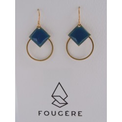 Boucles d'oreilles bleu - 04 | Madame Framboise