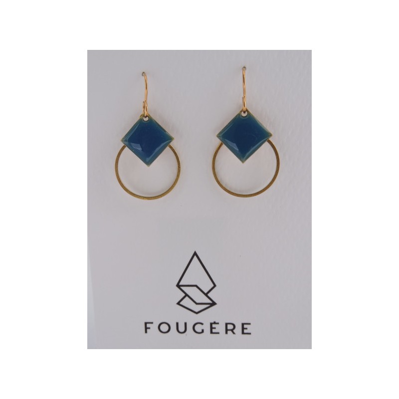 Boucles d'oreilles bleu - 04 | Madame Framboise
