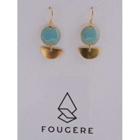 Boucles d'oreilles bleu ciel - 02 | Madame Framboise Boucles d'oreilles bleu ciel - 02 | Madame Framboise